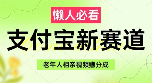 支付宝新赛道，利用老年人相亲视频，挣分成收益，轻松月入过W，操作简单-4158创业网