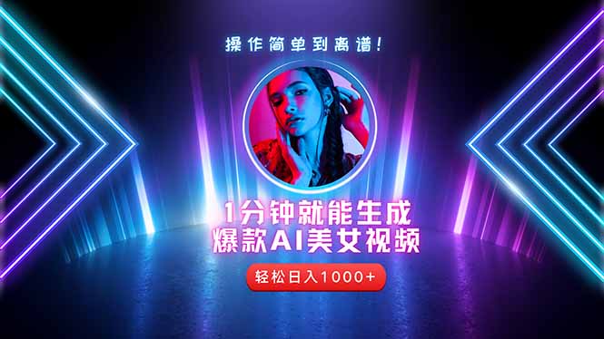 2025年最强副业：用AI做短视频，从零开始打造爆款账号！-4158创业网