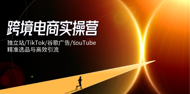 跨境电商实操营：独立站/TikTok/谷歌广告/YouTube，精准选品与高效引流-4158创业网