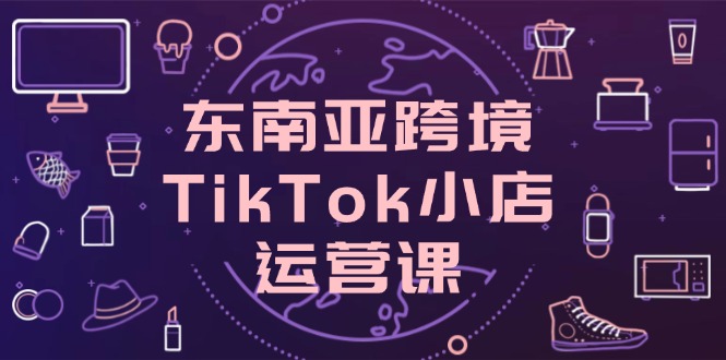 东南亚跨境TikTok小店运营课，掌握店铺设置与流量转化核心技巧-4158创业网