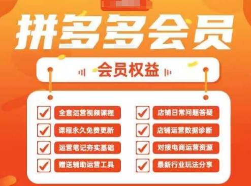 2025拼多多运营实战课，40节全流程教学，覆盖拼多多运营全链路-4158创业网