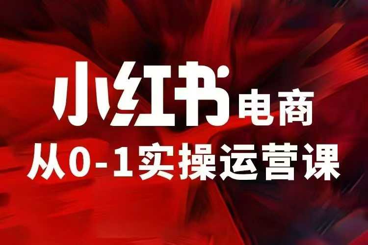 小红书电商运营，97节小红书vip内部课，带你实现小红书赚钱-4158创业网