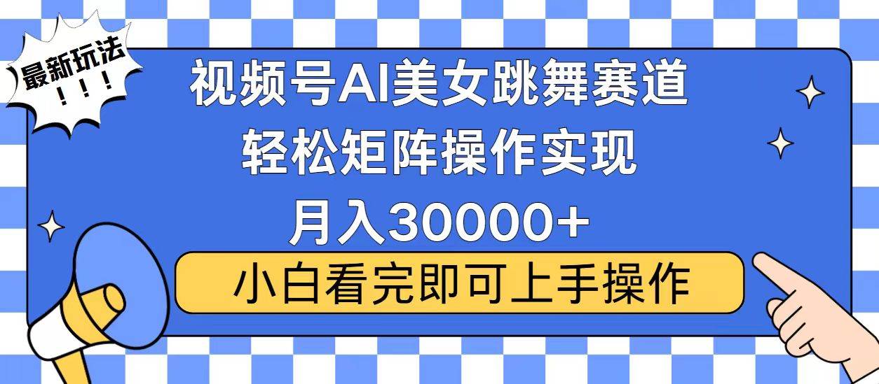 （13813期）视频号蓝海赛道玩法，当天起号，拉爆流量收益，小白也能轻松月入30000+-4158创业网