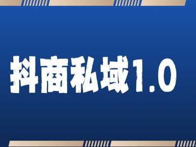 抖商服务私域1.0，抖音引流获客详细教学-4158创业网