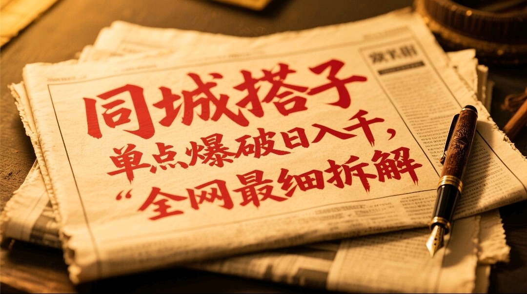 同城搭子群19.9单点爆破日入千，搭子组局月入万，全网最细拆解-4158创业网