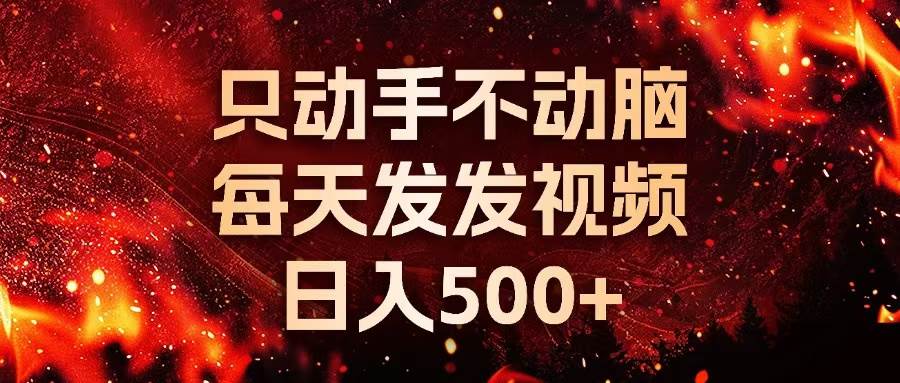 （13325期）种草平台发短视频，只动手不动脑，每天发发视频，日入500+-4158创业网