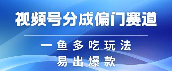 视频号创作者分成计划偏门类目，容易爆流，实拍内容简单易做【揭秘】-4158创业网